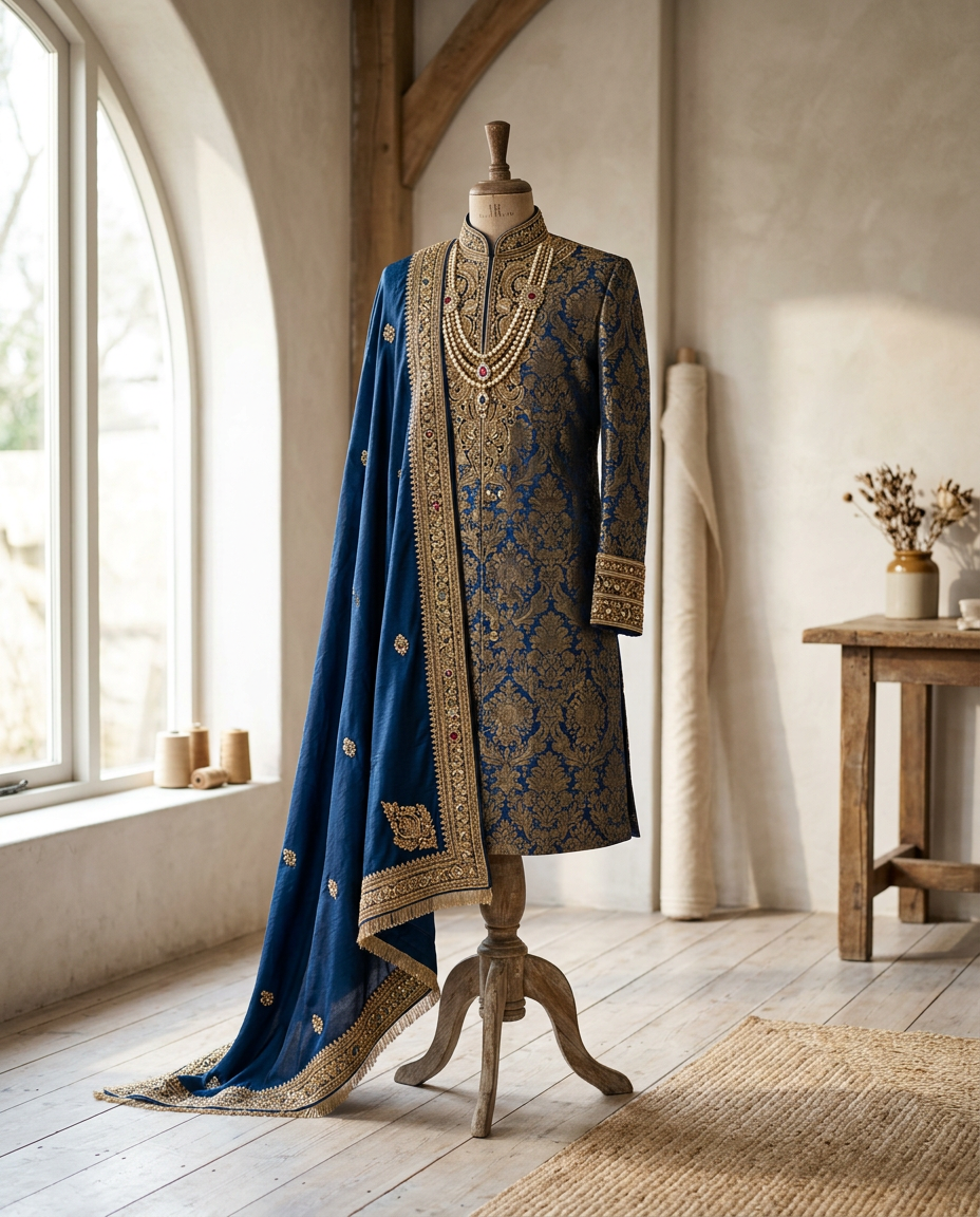 Bespoke Indian Couture Silhouette